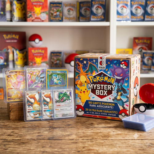 Pokémon mystery box 100 carte - mystery,