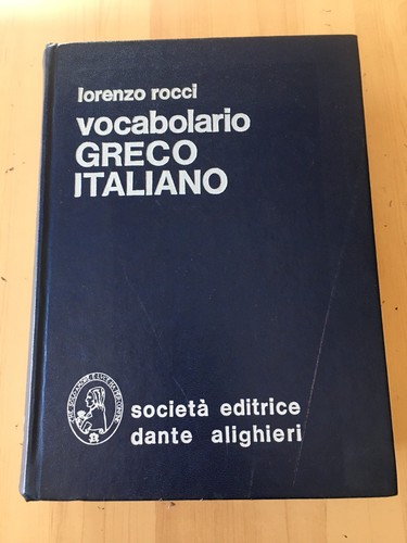 Vocabolario greco italiano - vocabolario,