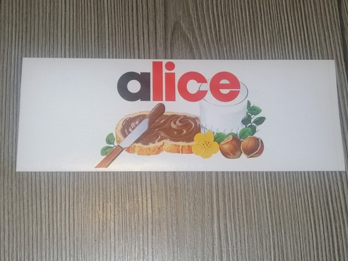 Adesivo nutella originale - adesivo,