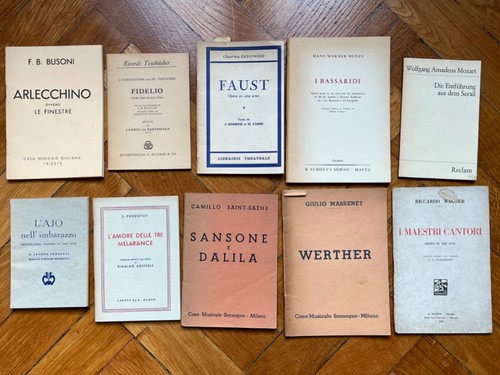 Libretti opera - libretti, d'opera