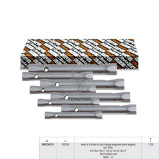 Set 8 Chiavi A Tubo Doppie