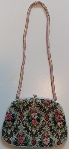 Borsa boho arazzo floreale - , con
