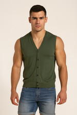 GILET   UOMO RAGAZZO COTONE