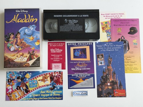 Aladdin cassette vhs fr - -,