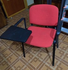 Sedia imbottita tessuto rosso