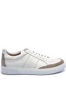 Sneaker rossi pelle forata - rossi,