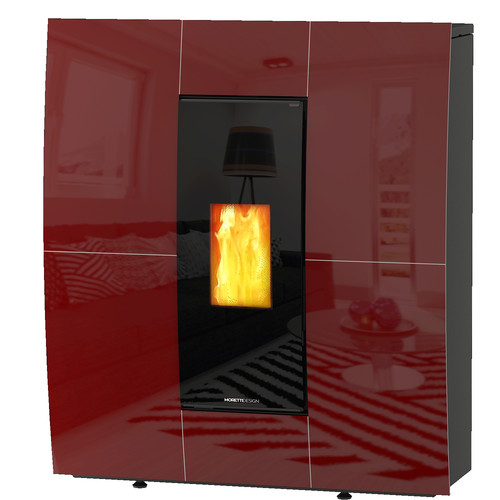 Stufa pellet moretti compact - stufa,