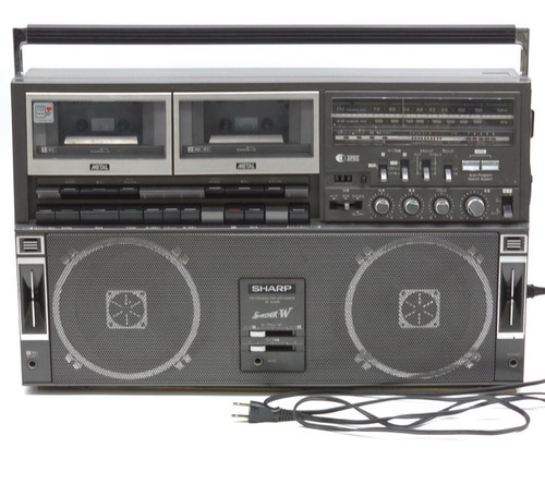 Radio doppia cassetta sharp - doppia,