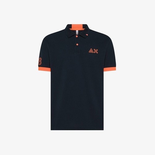 Sun polo big logo - sun, fluo