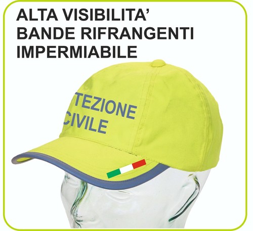 Cappellino protezione civile - cappellino,