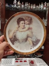 Piatto Limoges  Donna E Bambino Vittoriano Vintage
