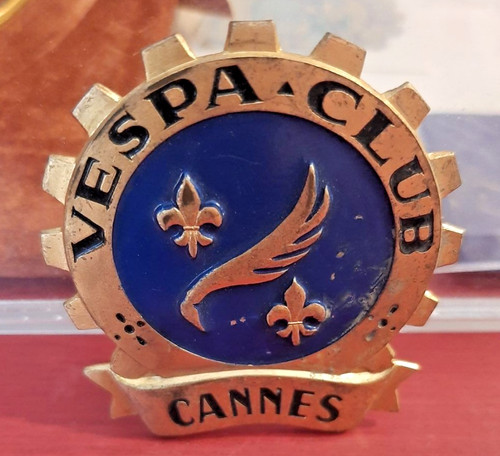 Vespa club cannes placca - club,