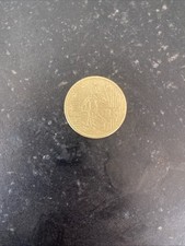 Moneta rara da 50 centesimi di euro del 2001 RF Francia,circolata