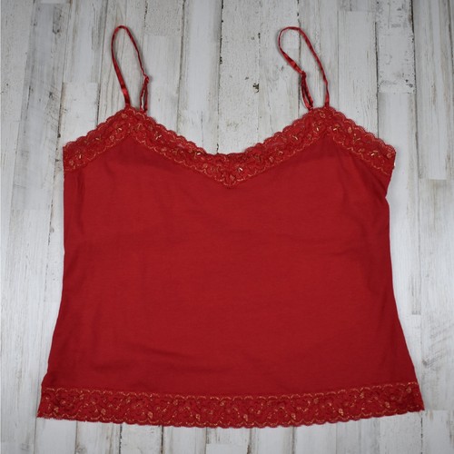 Y2k vintage sequin lace - y2k, cami