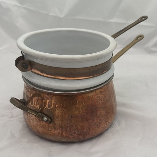 Doppia caldaia vintage rame - vintage,