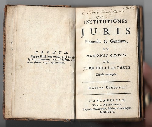 Hugo grotius institutiones - grotius,