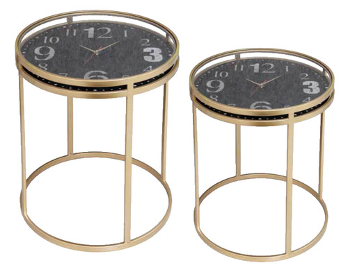 Set tavoli con orologio - con,