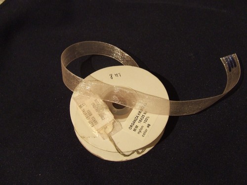 Nastro organza beige alto - nastro,