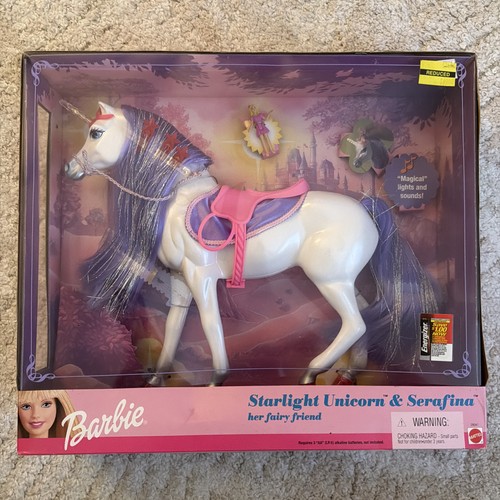 Rara barbie starlight unicorno - barbie,