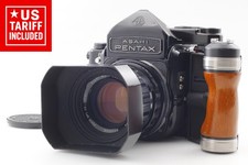 【N come nuovo con cappuccio, impugnatura】 Obiettivo Pentax 6x7 TTL M-Up Body SMC T 105mm f2.4 dal GIAPPONE