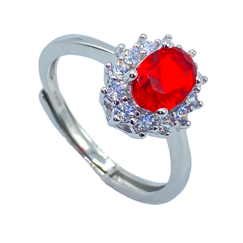 Anello ovale argento - anello, in