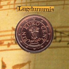 Austria 2003 1 Cent Euro BU FDC Proveniente Dal Cofanetto 125000 Esemplari