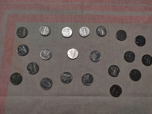 Lotto mini monete - anni, 90