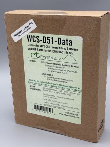 Systems wcs d51 data prog - rt,