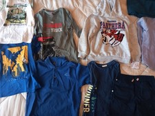 Set lotto 10 capi abbigliamento bambino 5/6 anni ovs robe di kappa magliette