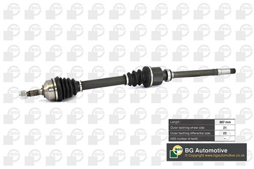 Albero motore bga ds6714r - bga, per