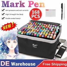 Set pennarelli acrilici 168 colori pennarelli permanenti impermeabili per pietre graffiti fai da te