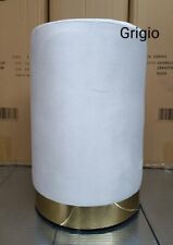 puffo letto in morbidissimo velluto alcantara.Piedini antiscivolo.Mis 28×42