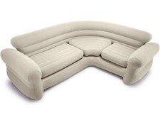 Intex 68575 Divano angolare gonfiabile sofà  ad angolo cm 257x203x76 beigeRotex
