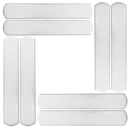 8pz piastre acciaio - 8pz, placcato