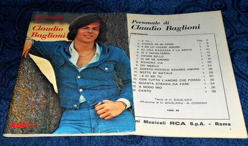 Claudio baglioni libretto - claudio,