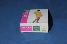 Collant Elledue Extra XL 15 den - Nero pacco da 6 paia