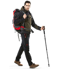 2x bastoni trekking escursione antishock telescopico alluminio 64 135cm