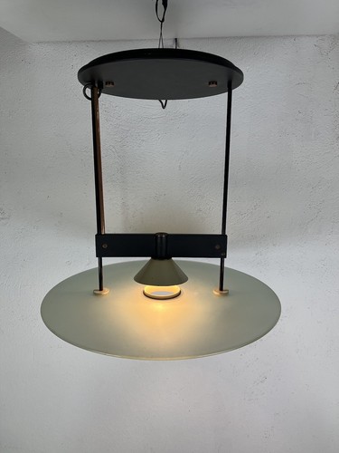 Lampadario vetro metallo