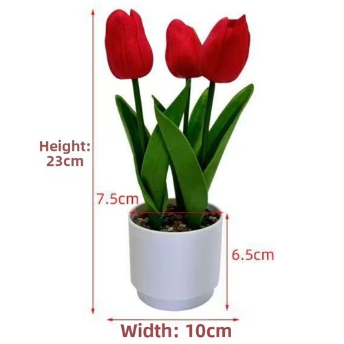 Tulipani artificiali con - tulipani,