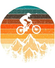 Poster retrò mountain bike