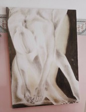 Dipinto tela olio - su, ad