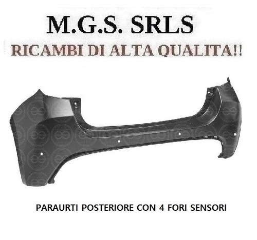 Paraurti posteriore con - posteriore, primer