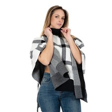 MANTELLA PONCHO COPERTA DONNA