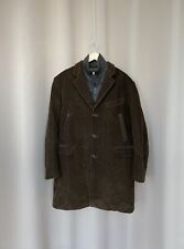 Fay Cappotto Doppio Uomo Taglia XL Giacca Velluto Bottoni Con Fodera Vintage