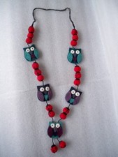 Collana lana cotta - collana,