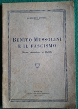 AVOLIO BENITO MUSSOLINI E IL