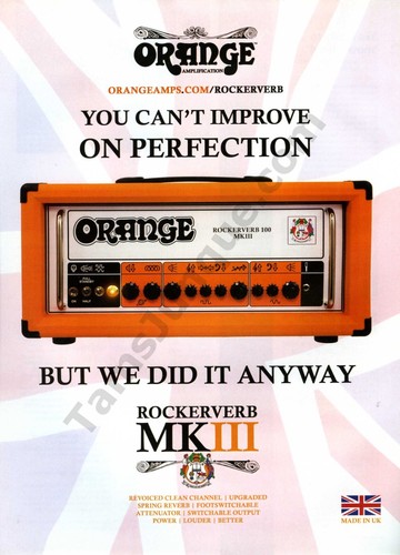 2015 arancione amps rockerverb - arancione,