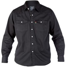 Camicie Duke Denim NERE taglia