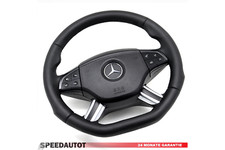 Volante Piatto In Pelle