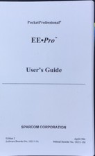 Manuale per Sparcom Electrical Engineering EE Pro Pac per calcolatrice HP 48SX/48GX